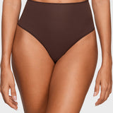 Women's High Waisted Thongs 3 Pack - Inbarely® Plus Hazelnut (3pack)