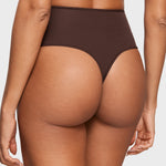 Women's High Waisted Thongs 3 Pack - Inbarely® Plus Hazelnut (3pack)