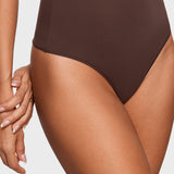 Women's High Waisted Thongs 3 Pack - Inbarely® Plus Hazelnut (3pack)