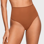 Women's High Waisted Thongs 3 Pack - Inbarely® Plus Bronze (3pack)