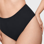 Women's High Waisted Thongs 3 Pack - Inbarely® Plus Black 3pack