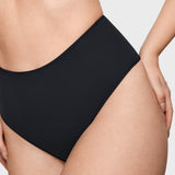 Women's High Waisted Thongs 3 Pack - Inbarely® Plus Black 3pack