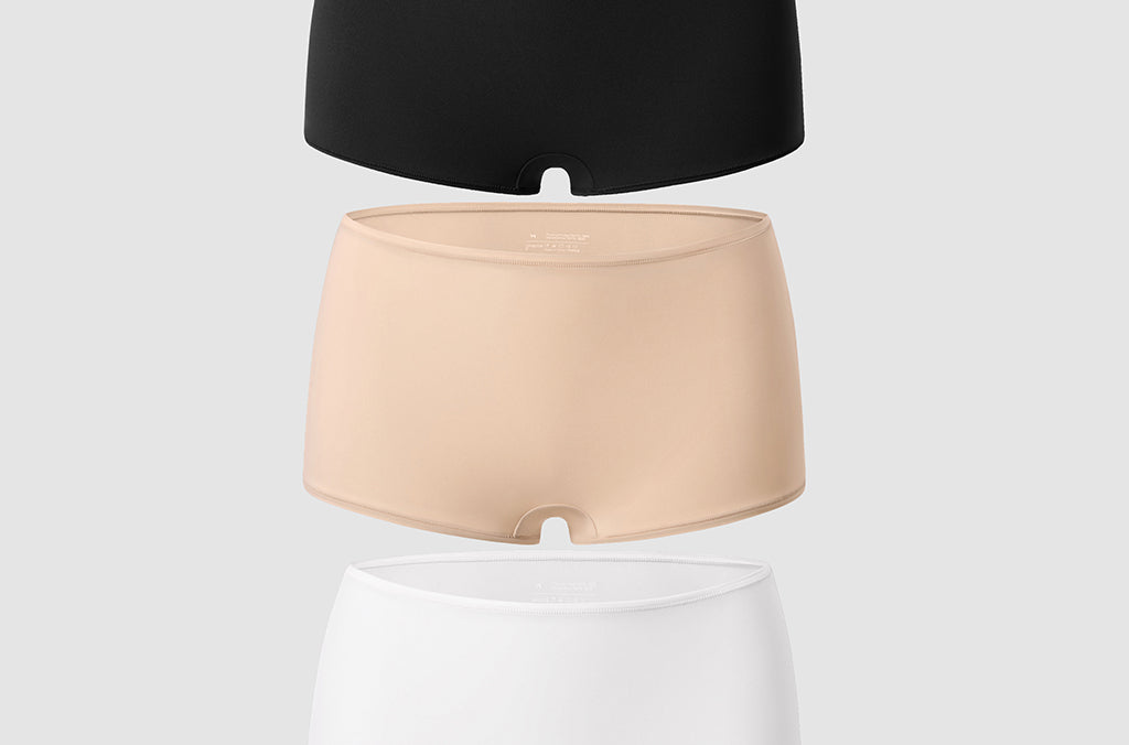 Women's Inbarely® Plus Mid Waist Boy Shorts 3 Pack Basic (3pack)