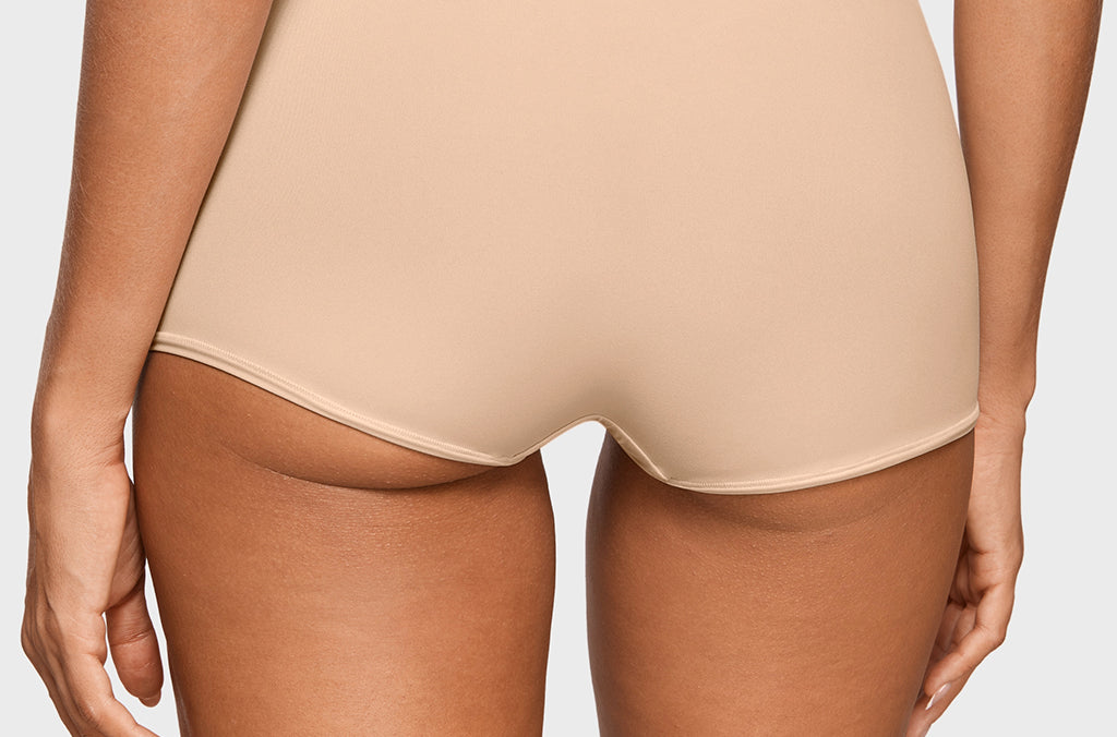 Women's Inbarely® Plus Mid Waist Boy Shorts 3 Pack Basic (3pack)