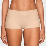 Women's Inbarely® Plus Mid Waist Boy Shorts 3 Pack Beige (3pack)
