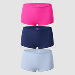 Women's Inbarely® Plus Mid Waist Boy Shorts 3 Pack Warm Beige (3pack)