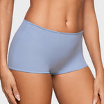 Women's Inbarely® Plus Mid Waist Boy Shorts 3 Pack Coconut White (3pack)