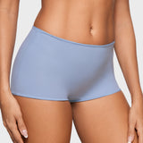 Women's Inbarely® Plus Mid Waist Boy Shorts 3 Pack Coconut White (3pack)