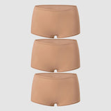 Women's Inbarely® Plus Mid Waist Boy Shorts 3 Pack Gravel (3pack)