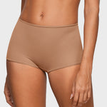 Women's Inbarely® Plus Mid Waist Boy Shorts 3 Pack Gravel (3pack)