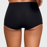 Women's Inbarely® Plus Mid Waist Boy Shorts 3 Pack Basic (3pack)