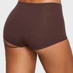 Women's Inbarely® Plus Mid Waist Boy Shorts 3 Pack Hazelnut (3pack)