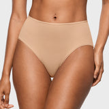 Women's Classic Mid Waist Full Briefs 3 Pack Warm Beige (3pack)
