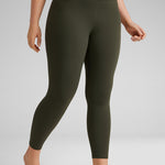 Women's Yoga Leggings 25" Olive Green