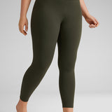 Women's Yoga Leggings 25" Olive Green