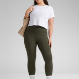 Women's Yoga Leggings 25" Olive Green