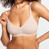 SOULVOR V-Neck Wireless unpadded Bralette White