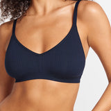 SOULVOR V-Neck Wireless unpadded Bralette White