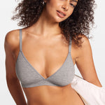SOULVOR wireless V-neck triangle Bralette Deep Ocean Blue