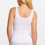 Modal Ribbed Sleeveless Lounge Tank Black