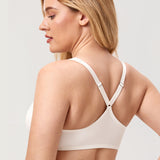 Women's Plunge Racerback Front Closure Bra Gentle Rose