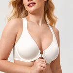 Women's Plunge Racerback Front Closure Bra Gentle Rose