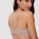Women's Beauty Lace Bra - Unlined & Underwire Brown