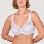 Women's Beauty Lace Bra - Unlined & Underwire White