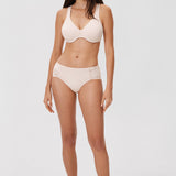 Women's Underwire Minimizer Bra Rose White
