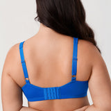 Women's Underwire Minimizer Bra Sparkle Blue