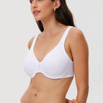 Women's Underwire Minimizer Bra White