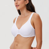 Women's Underwire Minimizer Bra White