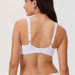 Women's Underwire Minimizer Bra White