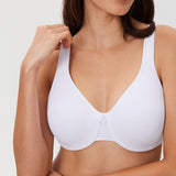 Women's Underwire Minimizer Bra White