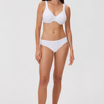 Women's Underwire Minimizer Bra White
