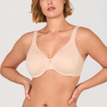 Women's Underwire Minimizer Bra Beige