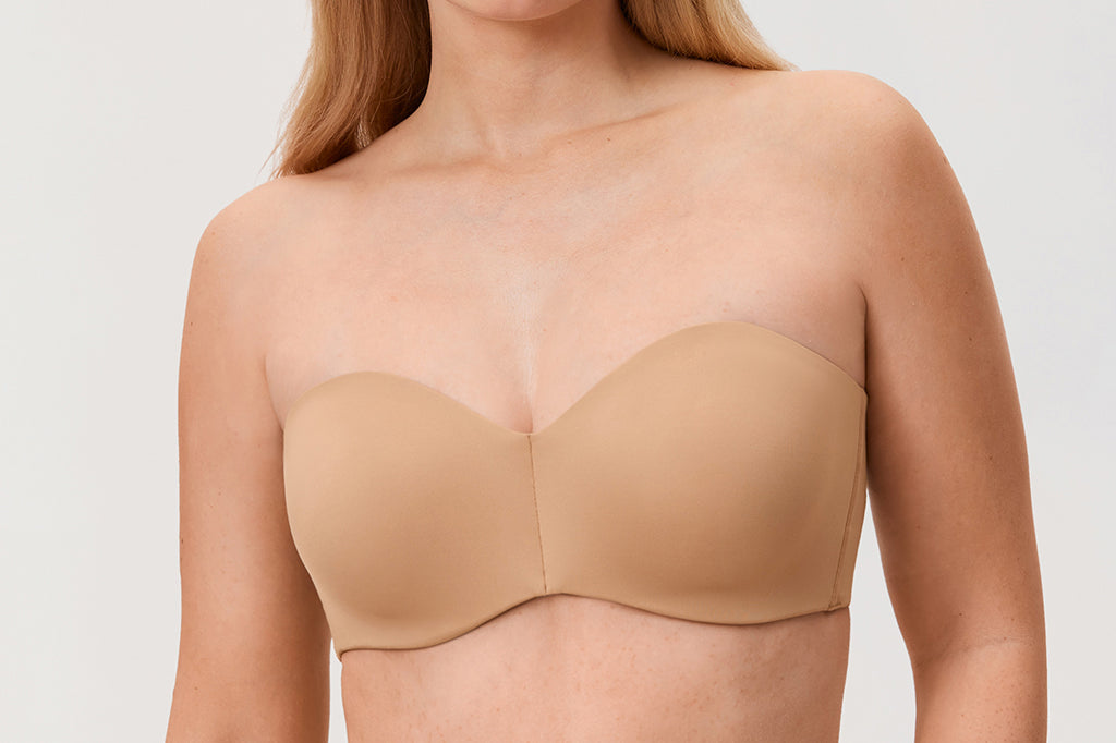 Women's Underwire Strapless Bra Natural