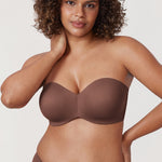 Women's Underwire Strapless Bra Natural