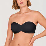 Women's Underwire Strapless Bra Black
