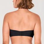 Women's Underwire Strapless Bra Black