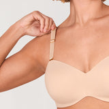 Women's Underwire Strapless Bra Beige