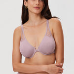 Women's Front Closure Unlined Bra - Underwire Gentle Rose