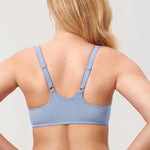 Women's Front Closure Unlined Bra - Underwire Moonlight Blue