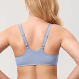 Women's Front Closure Unlined Bra - Underwire Moonlight Blue