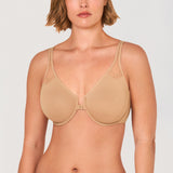 Women's Front Closure Unlined Bra - Underwire Natural