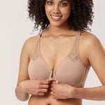 Women's Front Closure Unlined Bra - Underwire Sargasso