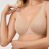 Women's Unlined Minimizer Bra Oatmeal Heather