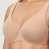 Women's Unlined Minimizer Bra Oatmeal Heather