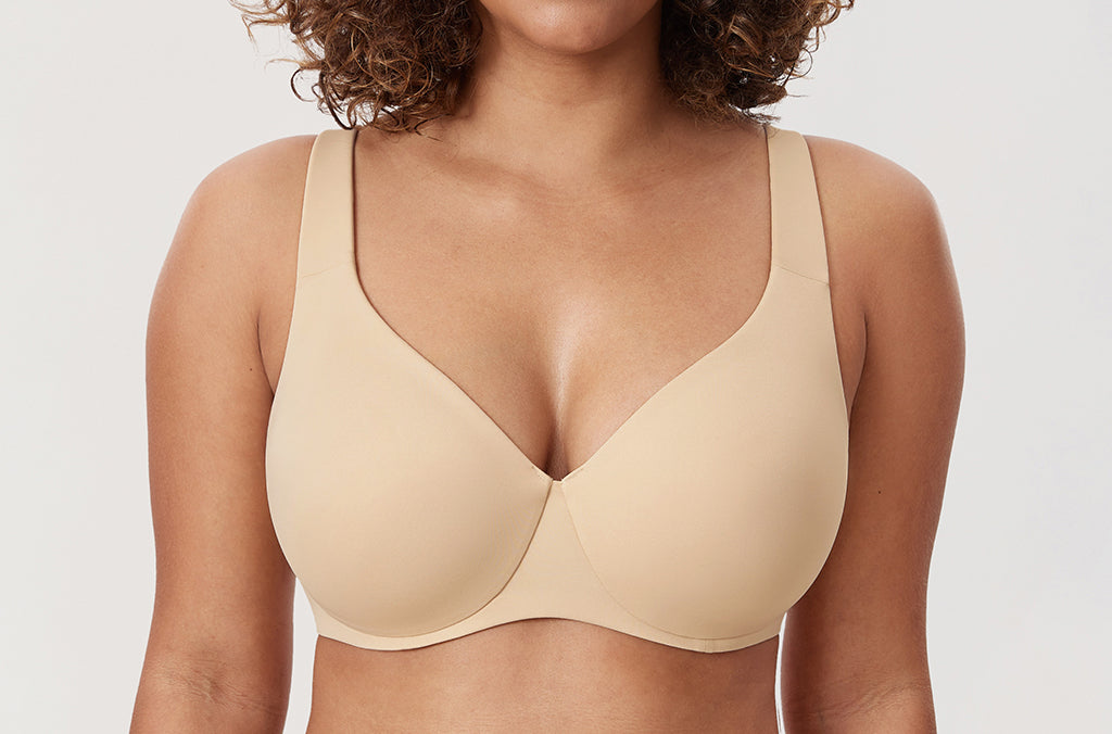 Women's Unlined Minimizer Bra Light Oatmeal