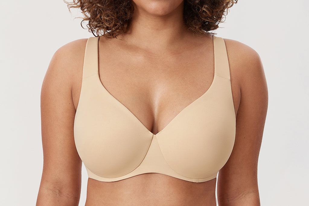 Women's Unlined Minimizer Bra Light Oatmeal
